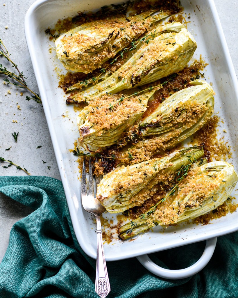 Parmesan Crusted Roast Fennel