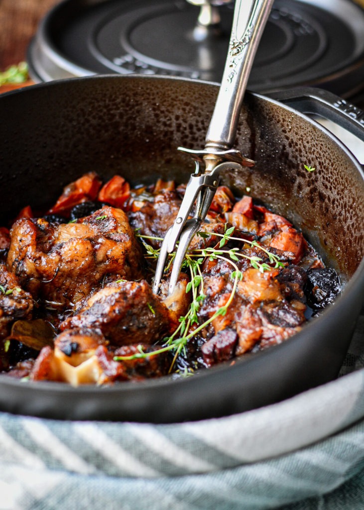 Braised Oxtails with Prunes