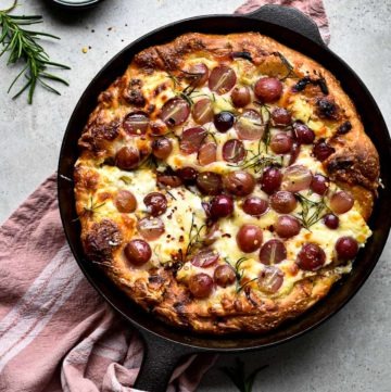 Decadent Grape and Cheese Pizza