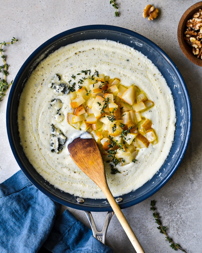 Pear and Roquefort Macaroni and Cheese