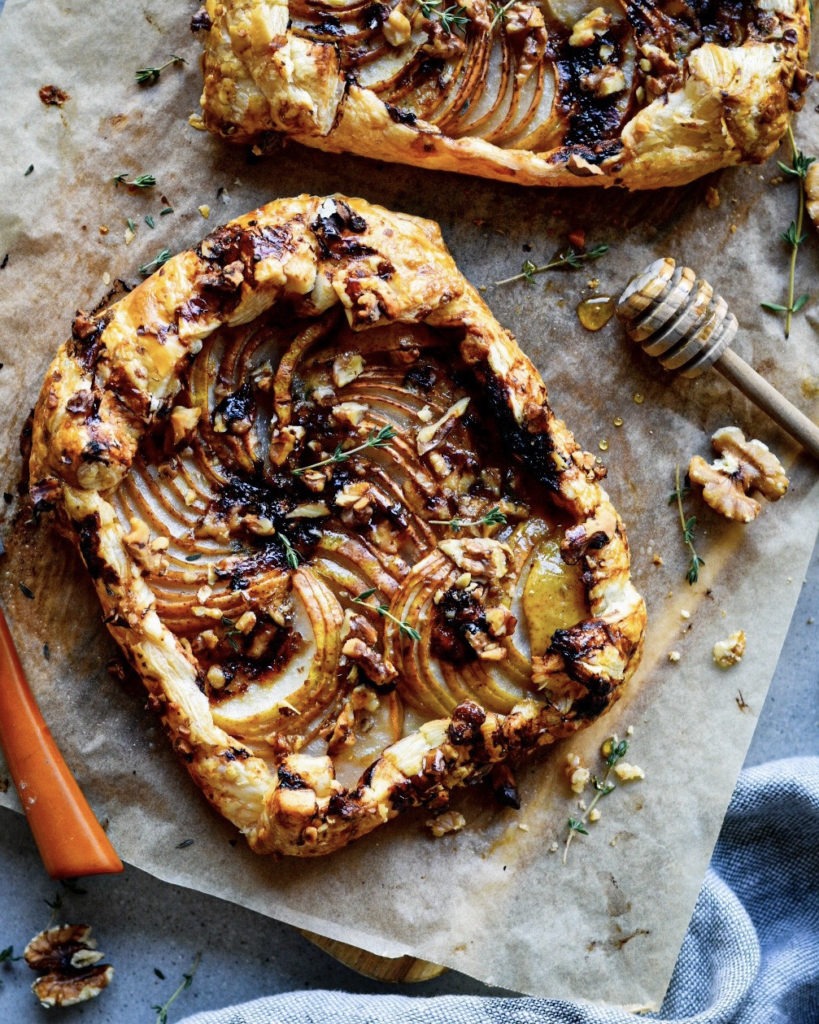 Savory Pear and Roquefort Tarte