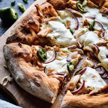 Easy Buffalo Chicken Pizza