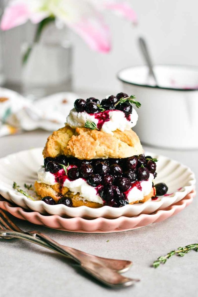 Easy Blueberry Shortcake