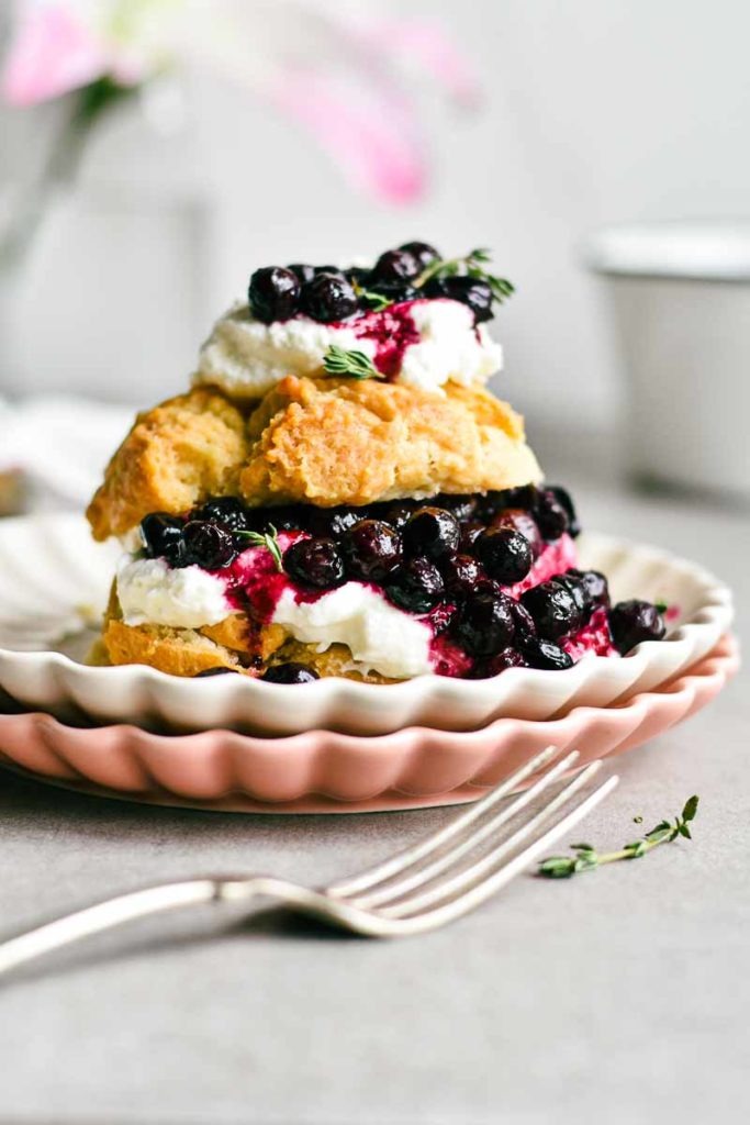 Easy Blueberry Shortcake
