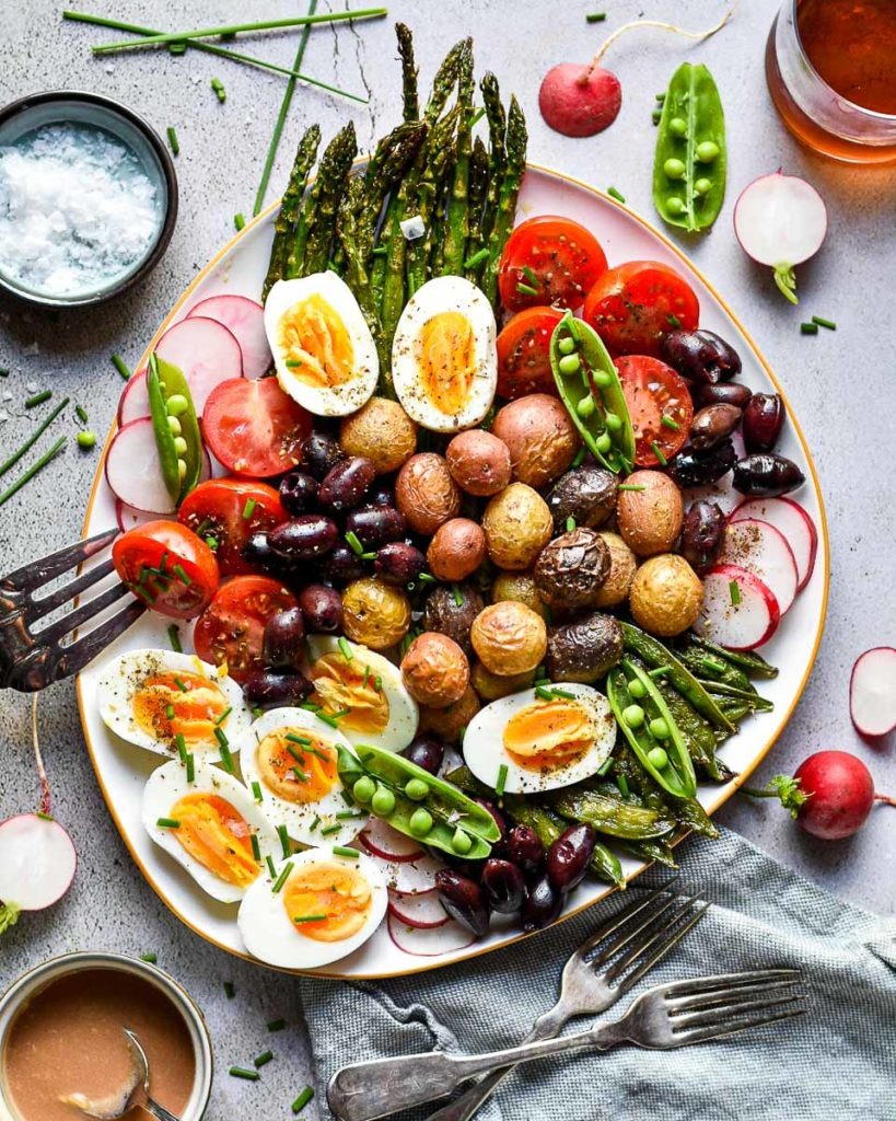 Spring Brunch Board with Asparagus