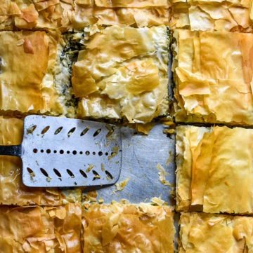 Sheet Pan Spinach Pie