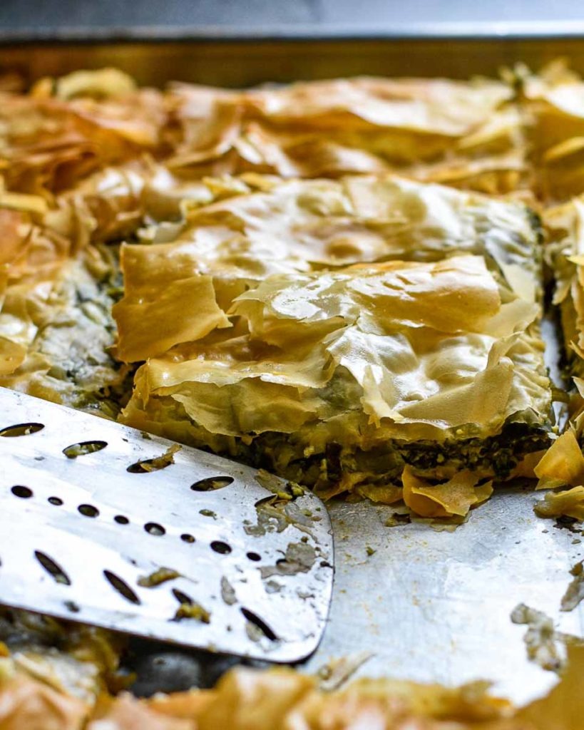 Sheet Pan Spinach Pie
