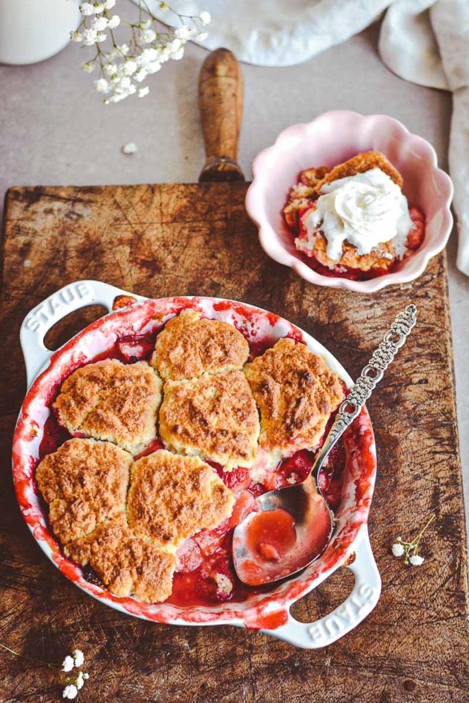 Fresh Strawberry Cobbler