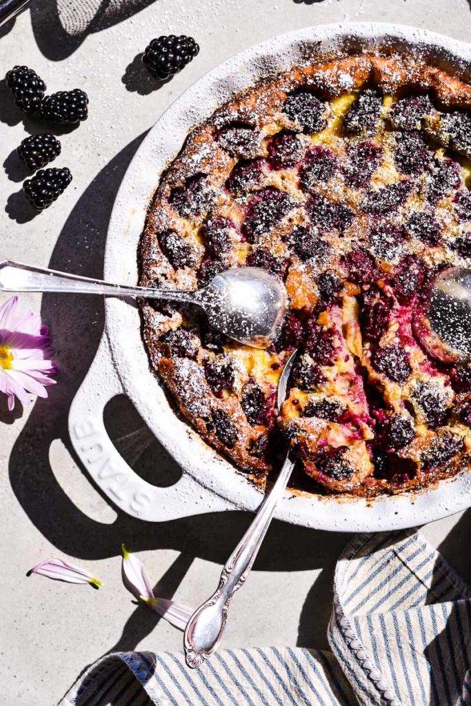 Elegant Blackberry Flaugnarde