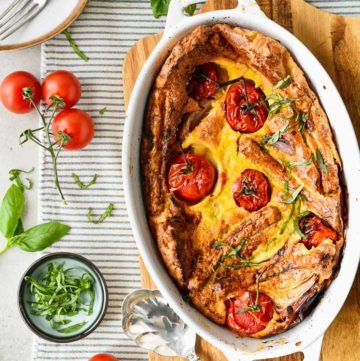Country Style Chicken Sausage Toad in a Hole