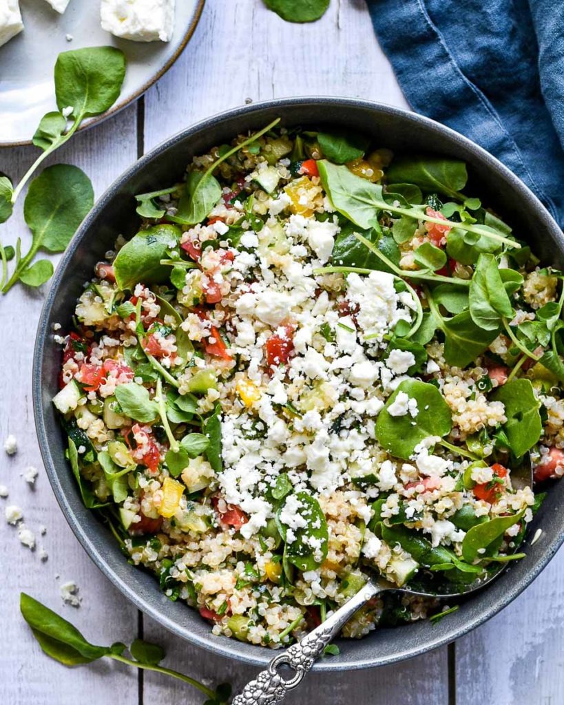 Easy Quinoa Tabbouleh Salad