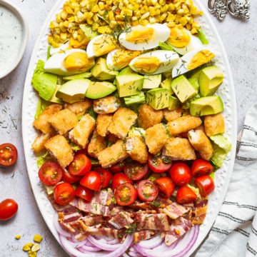 The Ultimate Crispy Fish Fillet Cobb Salad