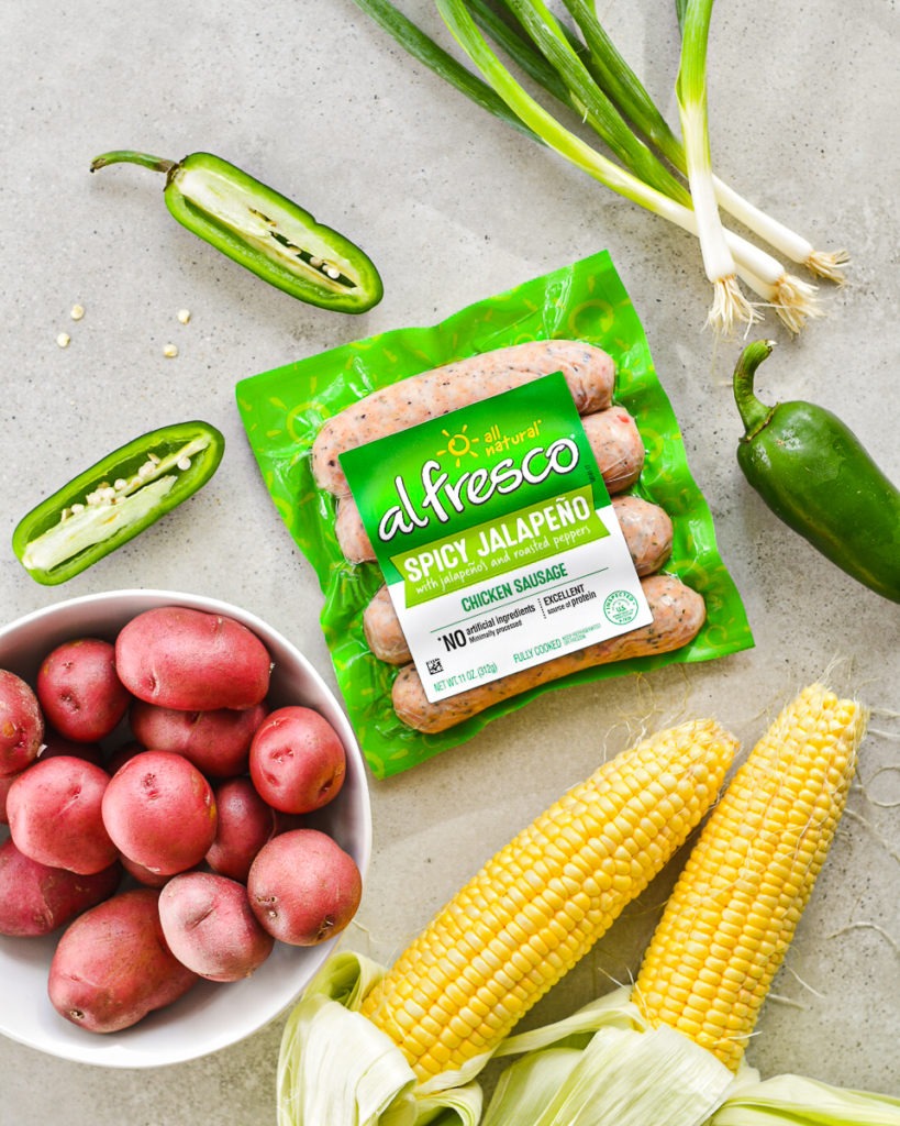 Spicy Corn Chowder Salad