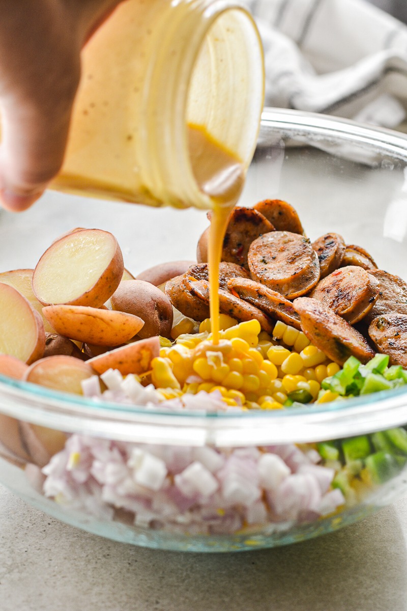 Spicy Corn Chowder Salad