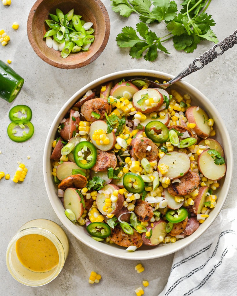 Spicy Corn Chowder Salad