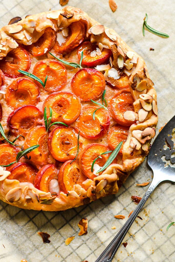 Elegant Apricot Galette with Almond Cream