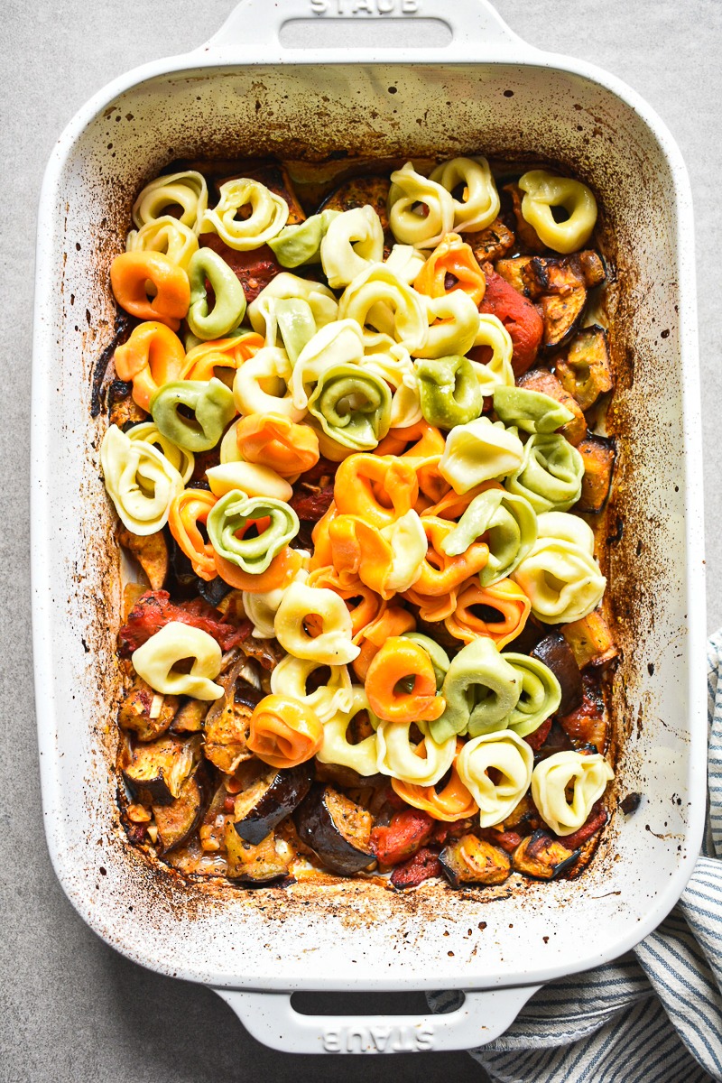 Sheet Pan Tortellini alla Norma