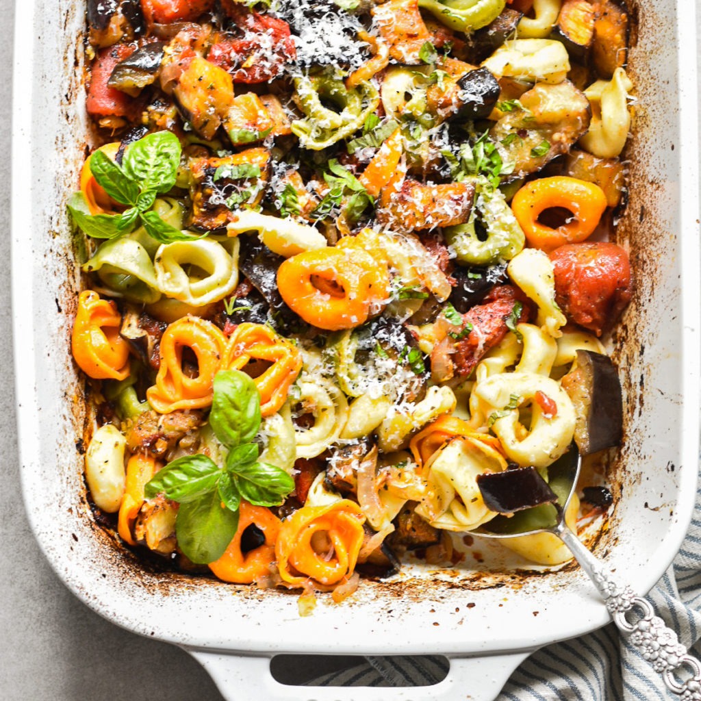 Sheet Pan Tortellini alla Norma