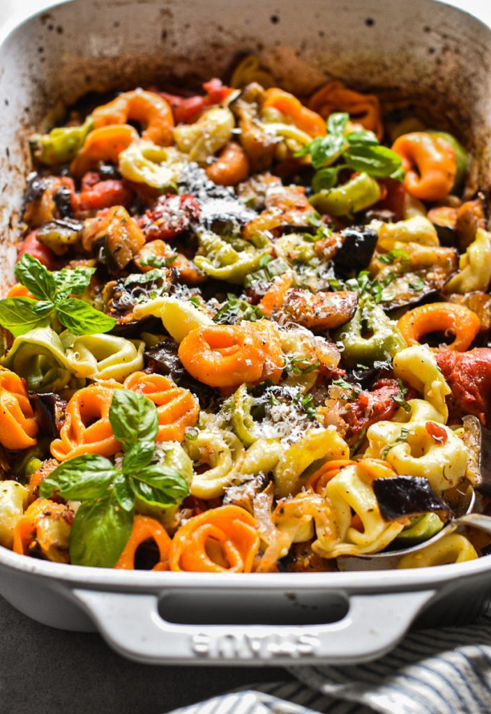 Sheet Pan Tortellini alla Norma