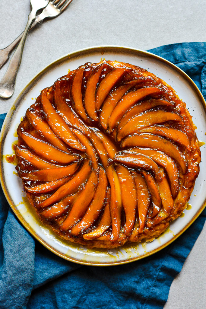 Easy Mango Tarte Tatin