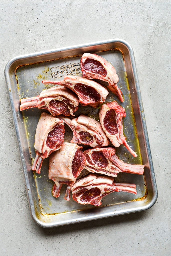 Grilled Lamb Chops with Chimichurri Sauce