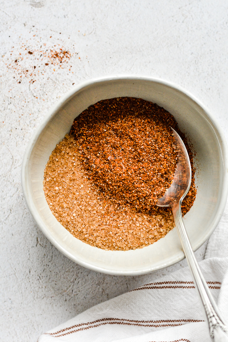 Chili Lime Baked Salmon with Peach Salsa