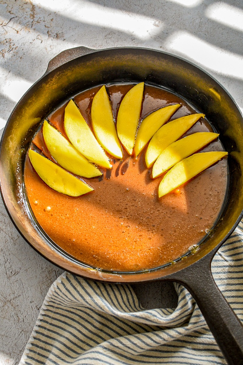 Easy Mango Tarte Tatin