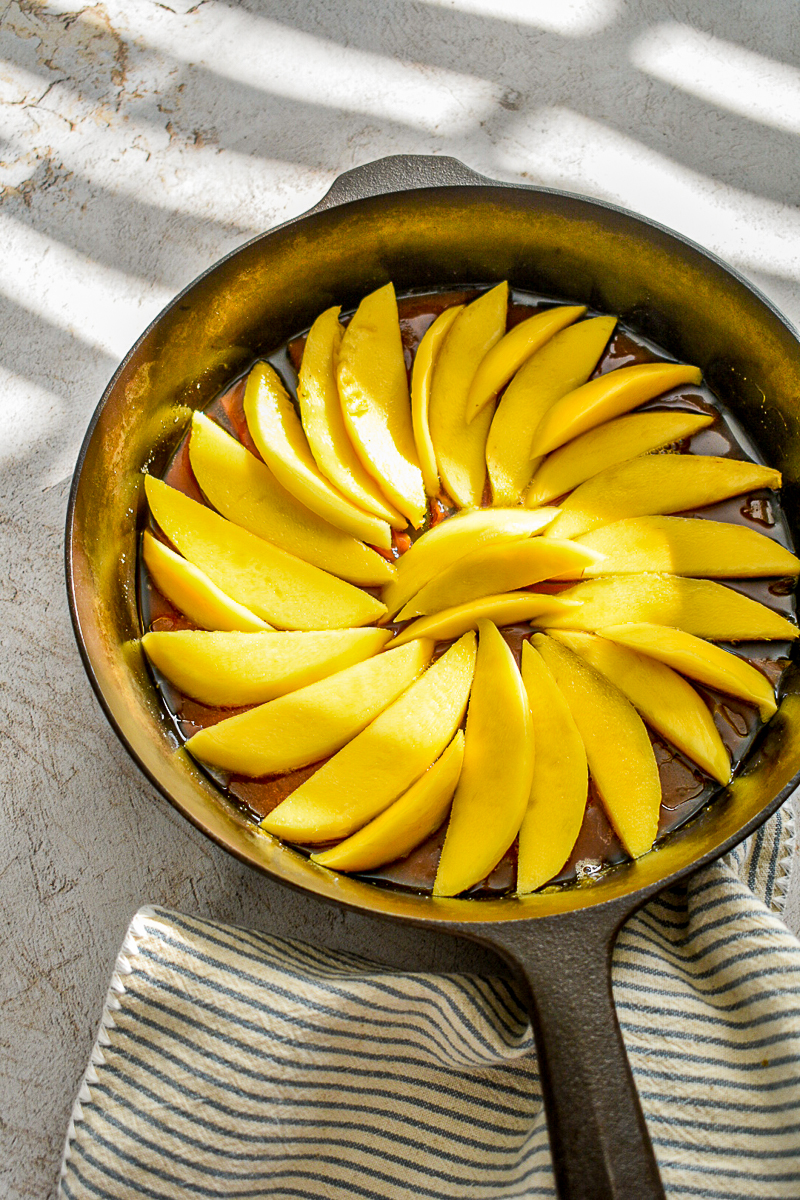 Easy Mango Tarte Tatin