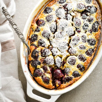 Fresh Cherry Clafoutis