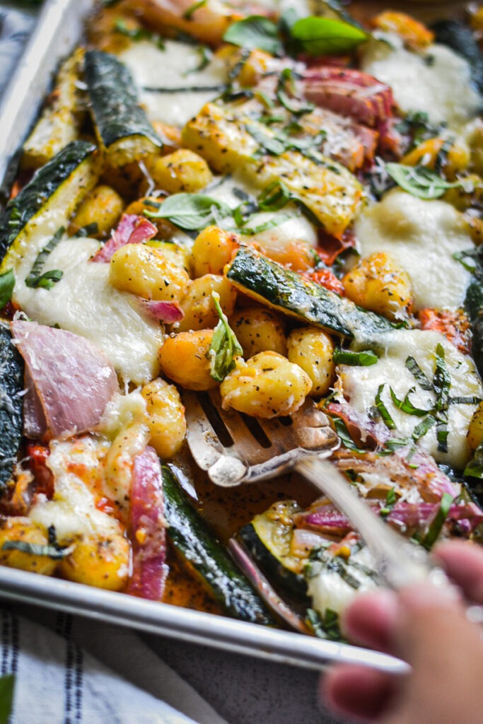 Baked Gnocchi with Summer Vegetables
