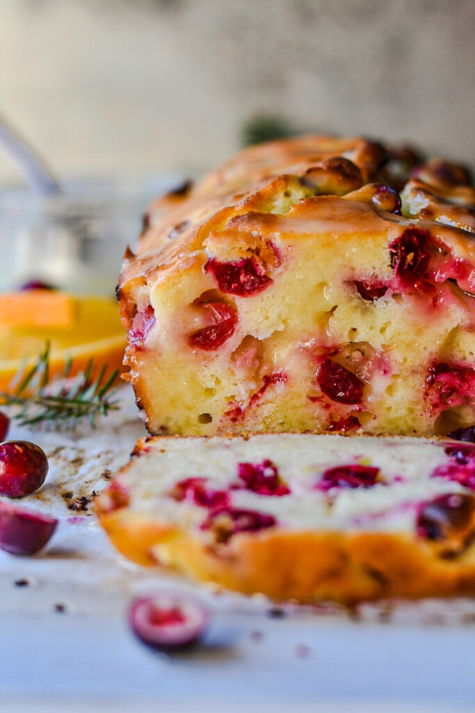 Glazed Orange Cranberry Loaf
