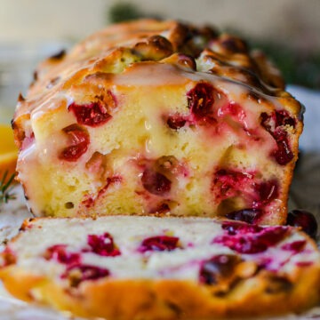 Glazed Orange Cranberry Loaf