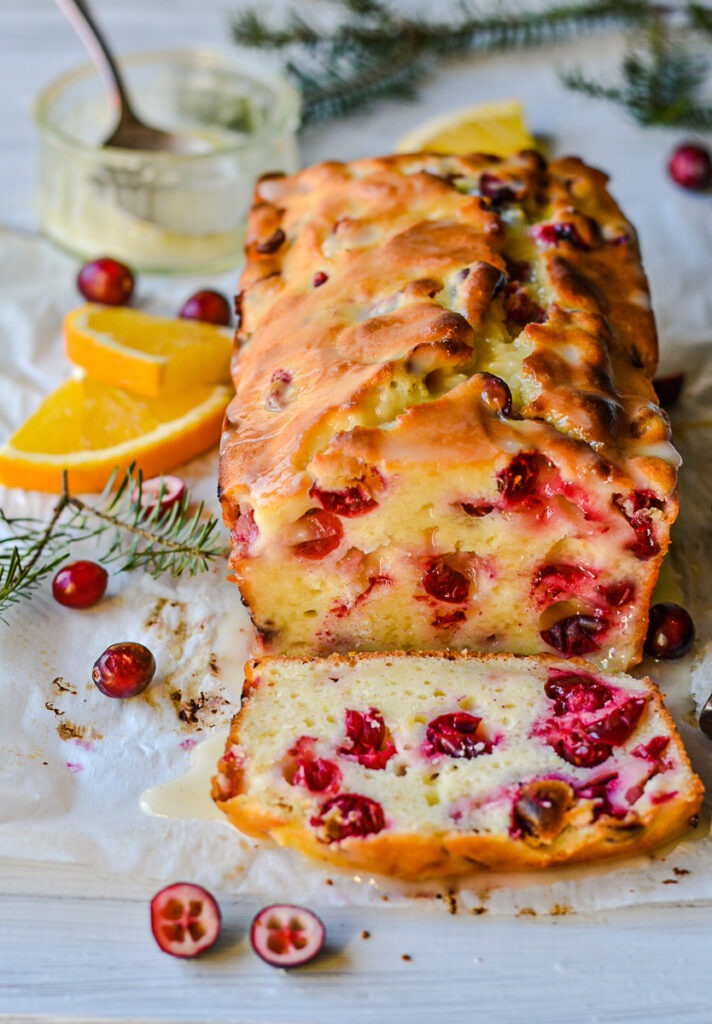 Glazed Orange Cranberry Loaf