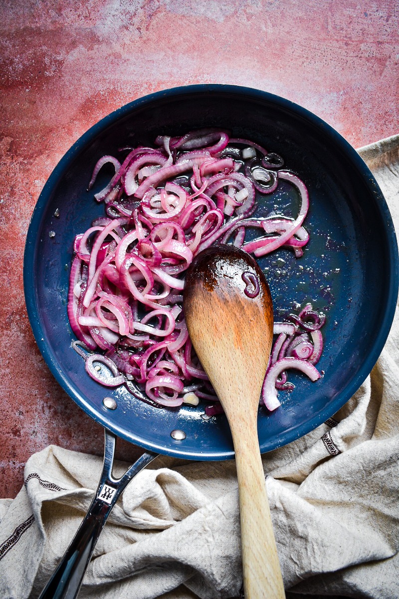 Caramelized Pear and Onion Pizza