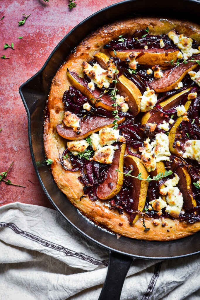 Caramelized Pear and Onion Pizza