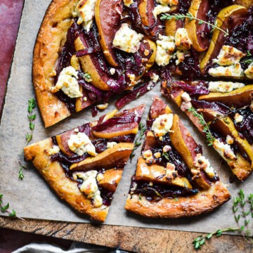 Caramelized Pear and Onion Pizza