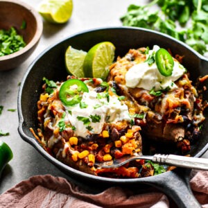 Taco Stuffed Sweet Potatoes