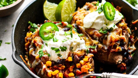 Taco Stuffed Sweet Potatoes