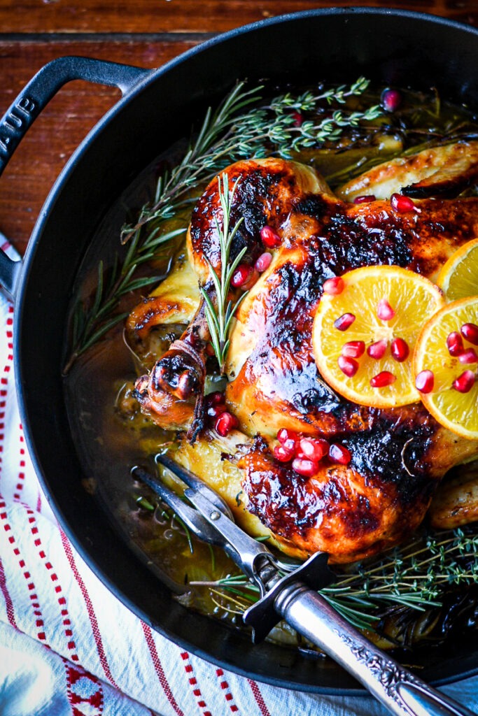 Honey Orange Roast Chicken