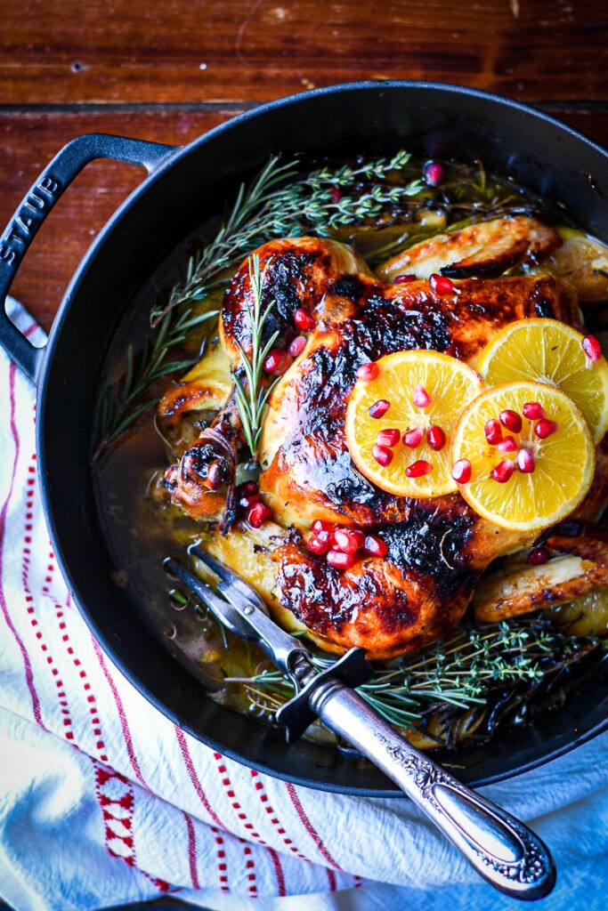 Honey Orange Roast Chicken