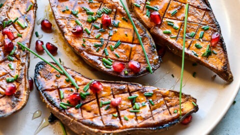 Sweet and Spicy Roasted Sweet Potatoes