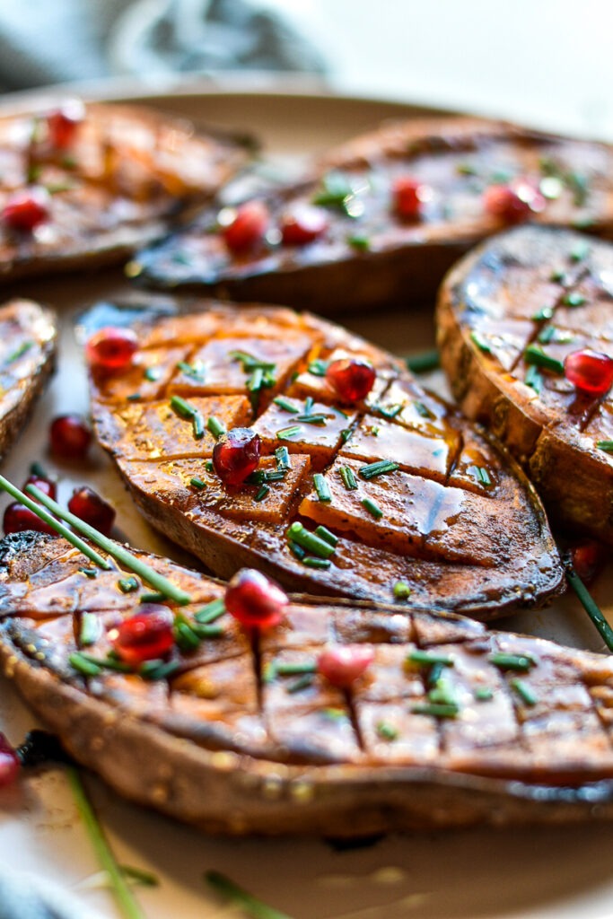 Sweet and Spicy Roasted Sweet Potatoes