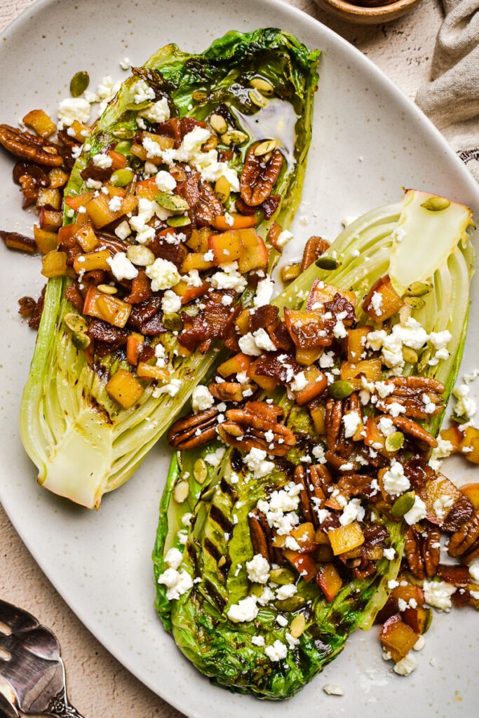 Charred Fall Romaine Salad
