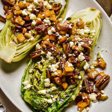 Charred Fall Romaine Salad