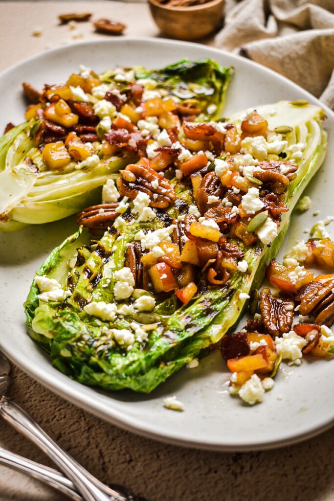 Charred Fall Romaine Salad