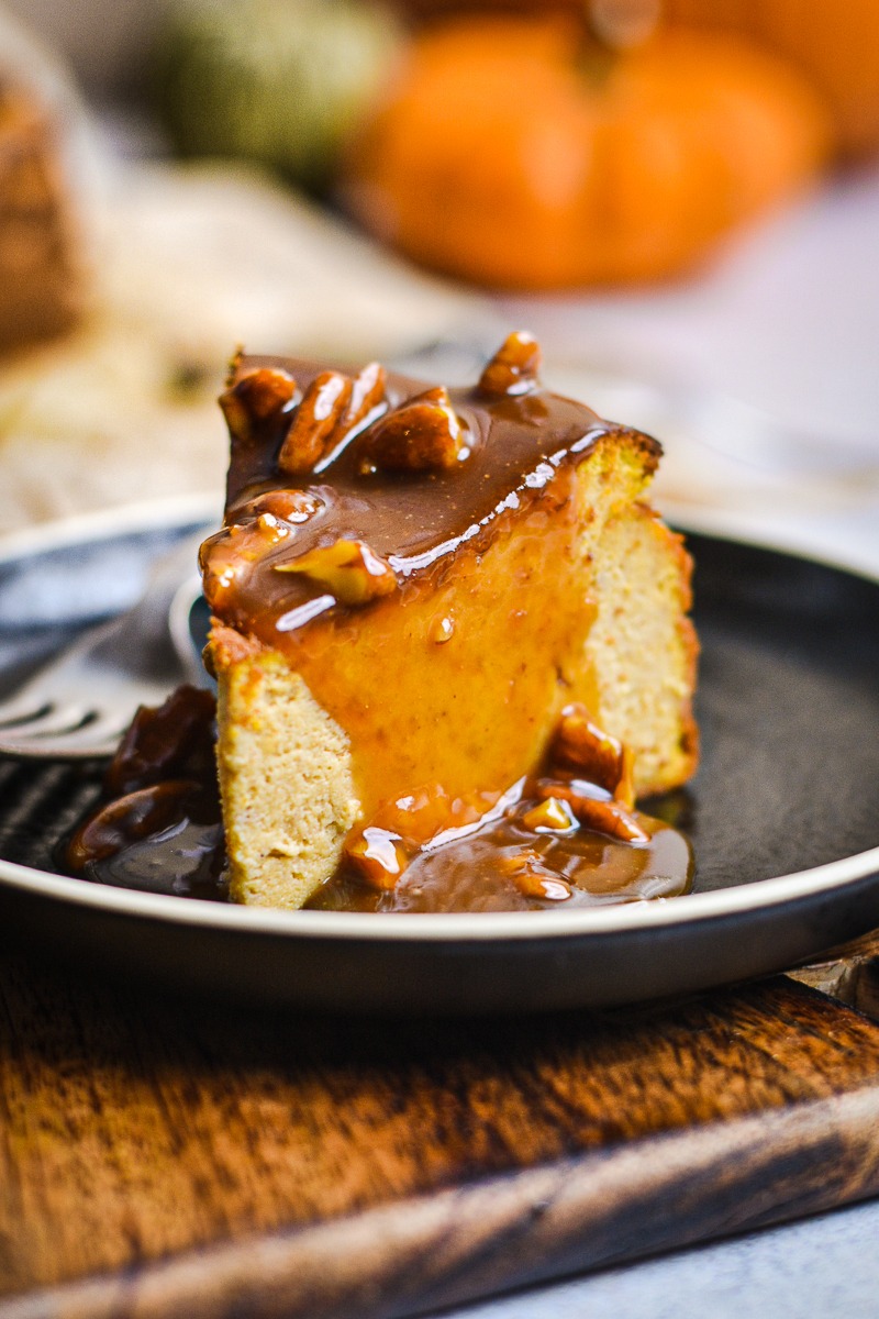 Pumpkin Basque Cheesecake