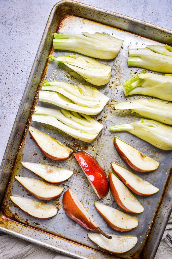 Roasted Pear and Fennel Salad