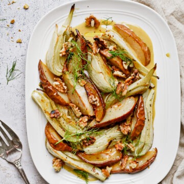 Roasted Pear and Fennel Salad