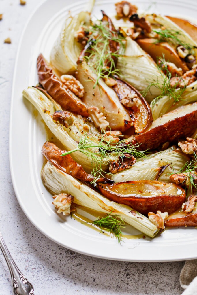 Roasted Pear and Fennel Salad