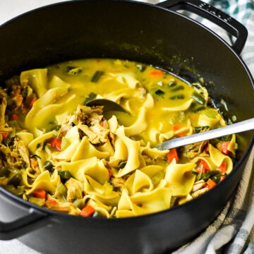 Leftover Turkey Noodle Soup